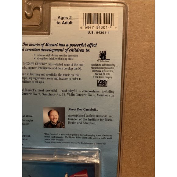 The Mozart Effect Music for Children - #1, Tune Up Your Mind Cassette Tape - Picture 3 of 10